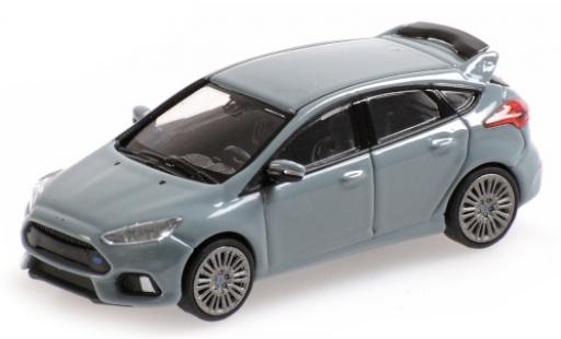 Diecast model cars Ford Focus RS grey 2018 1/87 Minichamps