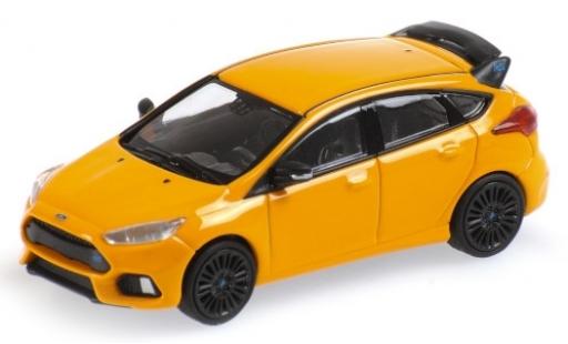 Diecast model cars Ford Focus RS orange 2018 Shmee150 1/87 Minichamps