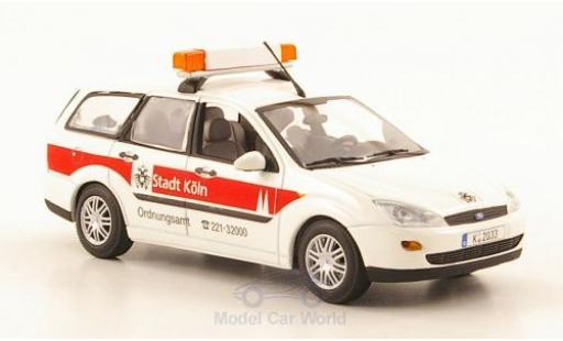 Diecast model cars Ford Focus Turnier K&Atilde;&para;ln 1997 Ordnungsamt 1/43 Minichamps