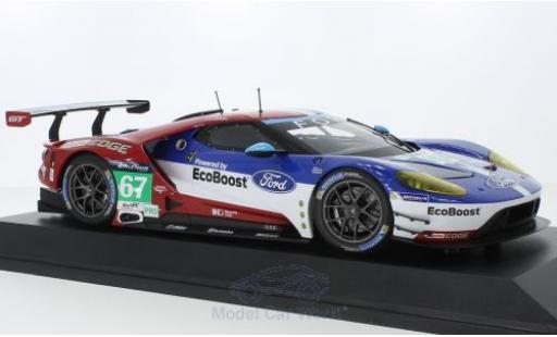Diecast model cars Ford GT GTE No.67 Chip Ganassi Racing UK 24h Le Mans 2016 M.Franchitti/A.Priaulx/H.Tincknell 1/18 Minichamps