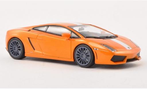 Diecast model cars Lamborghini Gallardo LP550-2 Valentino Balboni metallic orange/white 2009 1/43 Minichamps