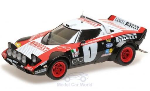Diecast model cars Lancia Stratos HF No.1 Pirelli Rally DM Rally Saarland 1978 W.R&Atilde;&para;hrl/C.Geistd&Atilde;&para;rfer 1/18 Minichamps