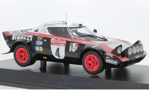 Diecast model cars Lancia Stratos HF No.4 Pirelli Pirelli Rally WM Rally San Remo 1978 M.Alen/I.Kivimaki 1/18 Minichamps