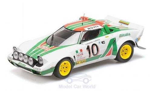 Diecast model cars Lancia Stratos Rallye No.10 Alitalia Rally Monte Carlo 1976 S.Munari/S.Maiga 1/18 Minichamps