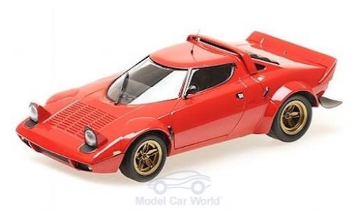 Diecast model cars Lancia Stratos Base red 1974 1/18 Minichamps