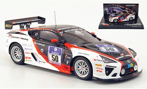 Diecast model cars Lexus LFA Gazoo Racing No.50 24h N&Atilde;&frac14;rburgring 2010 1/43 Minichamps