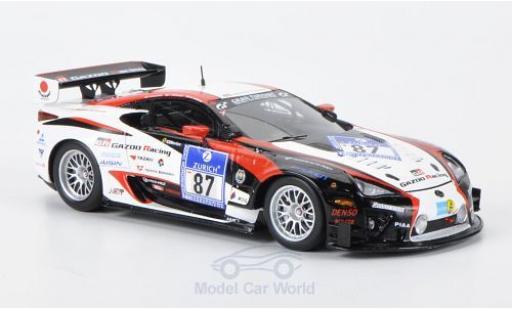 Diecast model cars Lexus LFA Gazoo Racing No.87 24h N&Atilde;&frac14;rburgring 2011 Kinoshita/Wakisaka/Lotterer 1/43 Minichamps