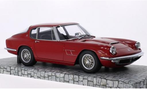 Diecast model cars Maserati Mistral Coupe red 1963 First Class Collection 1/18 Minichamps