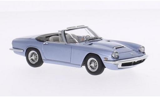 Diecast model cars Maserati Mistral Spyder metallic blue 1964 1/43 Minichamps