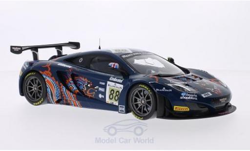 Diecast model cars McLaren MP4-12C GT3 12C No.88 Von Ryan Racing 24h Spa 2013 R.Barff/C.Goodwin/B.Senna 1/18 Minichamps