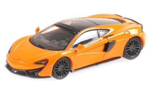 Diecast model cars McLaren 570 GT orange 1/87 Minichamps