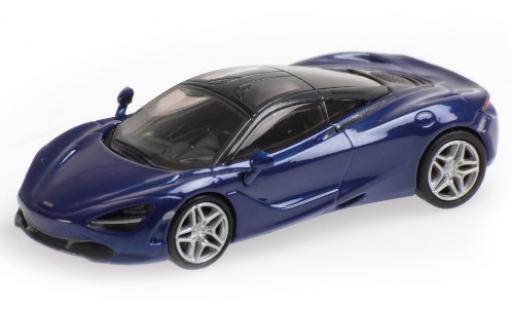 Diecast model cars McLaren 720 Base S blue 1/87 Minichamps