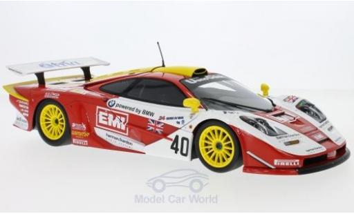 Diecast model cars McLaren F1 GTR GTR No.40 Gulf Team Davidoff EMI 24h Le Mans S.O Rourke/T.Sugden/B.Auberlen 1/18 Minichamps