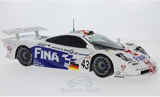 Diecast model cars McLaren F1 GTR GTR No.43 Bmw Motorsport 24h Le Mans 1997 P.Kox/R.Ravaglia/E.Helary without Vitrine 1/18 Minichamps