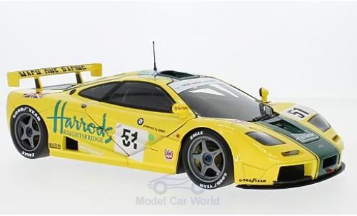 Diecast model cars McLaren F1 GTR GTR No.51 Harrods Mach one Racing Harrods 24h Le Mans 1995 A.Wallace/D.Bell/J.Bell 1/18 Minichamps