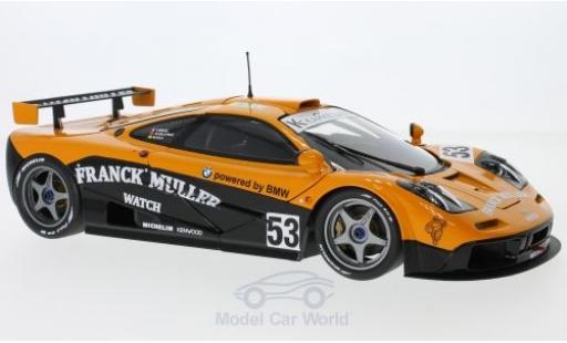 Diecast model cars McLaren F1 GTR GTR No.53 Kokusai Kaihatsu Racing 24h Le Mans 1996 F.Giroix/M.S.Sala/J.D.Deletraz without Vitrine 1/18 Minichamps