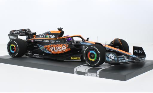 Diecast model cars McLaren F1 MCL36 No.3 Team formula 1 GP Abu Dhabi 2022 1/18 Minichamps