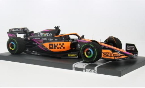 Diecast model cars McLaren F1 MCL36 No.3 Team formula 1 GP Singapur 2022 1/18 Minichamps