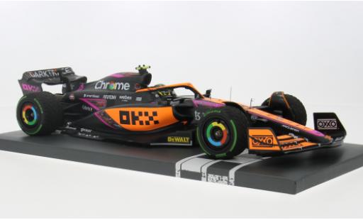 Diecast model cars McLaren F1 MCL36 No.4 Team formula 1 GP Singapur 2022 1/18 Minichamps