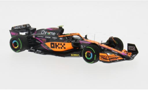 Diecast model cars McLaren F1 MCL36 No.4 Team formula 1 GP Singapur 2022 1/43 Minichamps