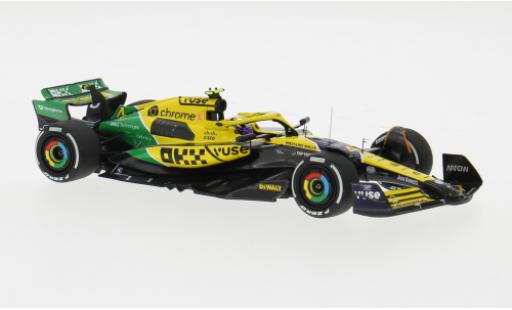 Diecast model cars McLaren F1 Base MCL38 No.4 Team formula 1 GP Monaco 2024 1/43 Minichamps