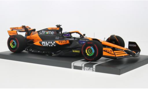 Diecast model cars McLaren F1 Base MCL38 No.81 Team formula 1 GP Miami 2024 1/18 Minichamps