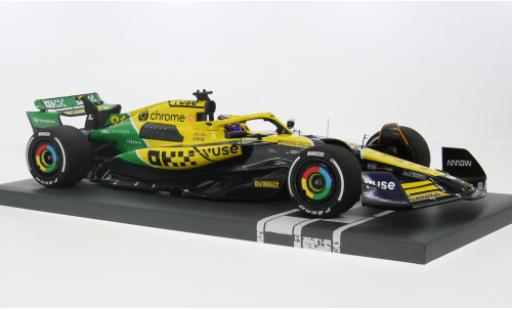 Diecast model cars McLaren F1 Base MCL38 No.81 Team formula 1 GP Monaco 2024 1/18 Minichamps