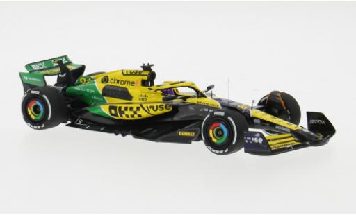 Diecast model cars McLaren F1 Base MCL38 No.81 Team formula 1 GP Monaco 2024 1/43 Minichamps