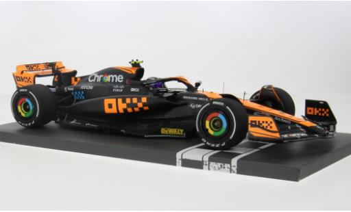 Diecast model cars McLaren F1 MCL60 No.4 Team formula 1 GP Singapur 2023 1/18 Minichamps