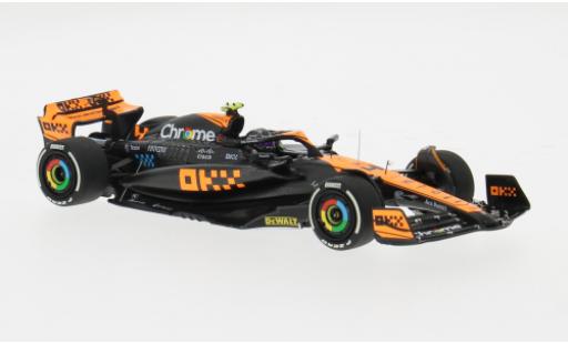 Diecast model cars McLaren F1 MCL60 No.4 Team formula 1 GP Singapur 2023 1/43 Minichamps
