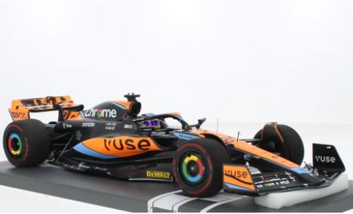 Diecast model cars McLaren F1 MCL60 No.81 Team formula 1 2023 1/18 Minichamps