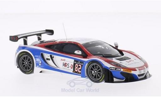 Diecast model cars McLaren MP4-12C GT3 No.82 Russian Team 24h Spa 2014 A.Vasiliev/K.Vasiliauskas/M.Asmer/F.Spengler 1/43 Minichamps