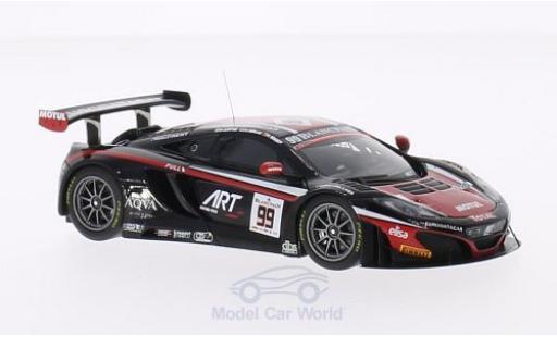 Diecast model cars McLaren MP4-12C GT3 No.99 Team Art Grand Prix 24h Spa 2014 K.Estre/K.Korjus/A.Soucek 1/43 Minichamps