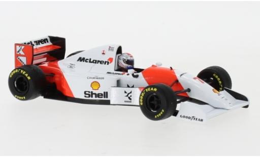 Diecast model cars McLaren MP4 MP4/8 Ford No.7 Marlboro formula 1 GP Europa 1993 M. Andretti 1/43 Minichamps