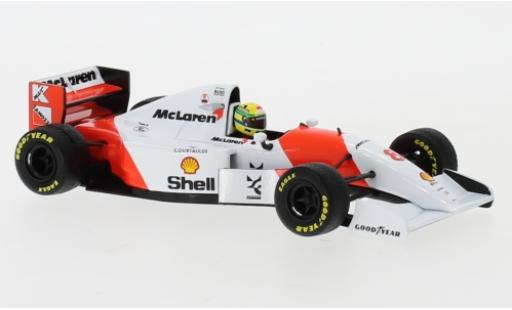 Diecast model cars McLaren MP4 MP4/8 Ford No.8 Marlboro formula 1 GP Europa 1993 A.Senna 1/43 Minichamps