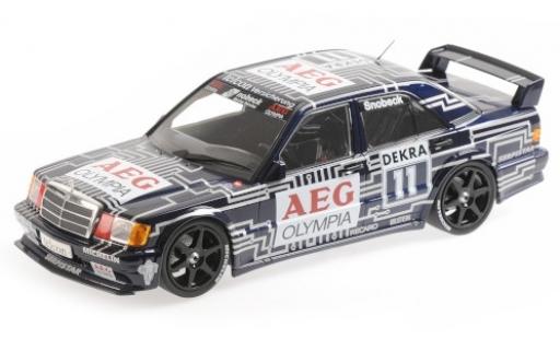 Diecast model cars Mercedes 190 DTM E 2.5-16 EVO 1 No.11 Team Snobeck- AEG Olympia 1989 D.Snobeck 1/18 Minichamps