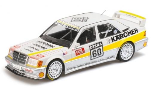 Diecast model cars Mercedes 190 DTM E 2.5-16 EVO 1 No.60 Team AMG- K&Atilde;&curren;rcher 1989 K.Wendlinger 1/18 Minichamps