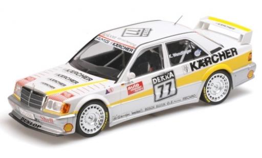 Diecast model cars Mercedes 190 DTM E 2.5-16 EVO 1 No.77 Team AMG- K&Atilde;&curren;rcher 1989 F.Kreuzpointner 1/18 Minichamps