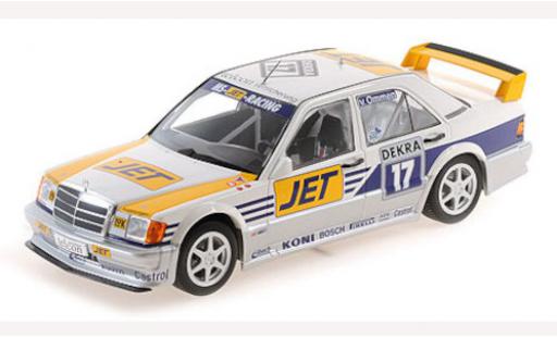Diecast model cars Mercedes 190 DTM E 2.5-16 Evo 1 (W201) No.17 MS-Jet-Racing Jet 1990 J.van Ommen 1/18 Minichamps