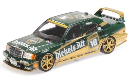 Diecast model cars Mercedes 190 DTM E 2.5-16 Evo 2 No.18 Team Zakspeed Diebels Alt 1992 K.Thiim 1/18 Minichamps