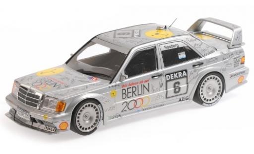 Diecast model cars Mercedes 190 DTM E 2.5-16 EVO 2 No.6 Team AMG- Berlin 2000 1992 K.Rosberg 1/18 Minichamps