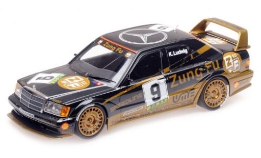 Diecast model cars Mercedes 190 DTM E 2.5-16 EVO 2 (W200) No.9 Zung Fu Macau Guia Race 1991 K.Ludwig 1/18 Minichamps
