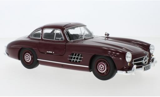 Diecast model cars Mercedes 300 Base SL (W198) red 1955 1/18 Minichamps
