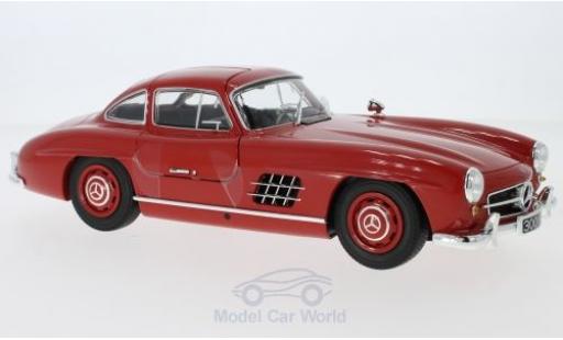 Diecast model cars Mercedes 300 Base (W198) red 1955 1/18 Minichamps