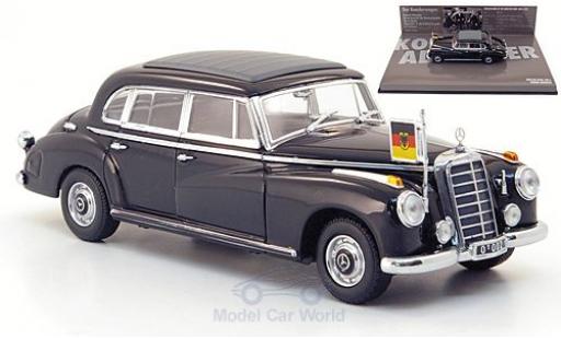 Diecast model cars Mercedes 300 Base b (W186III) black 1955 Konrad Adenauer 1/43 Minichamps