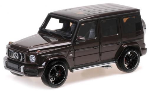 Diecast model cars Mercedes Classe G AMG G63 metallic red 2018 1/18 Minichamps