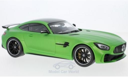 Diecast model cars Mercedes AMG GT Base -R matt-green 2017 1/18 Minichamps