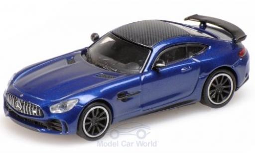 Diecast model cars Mercedes AMG GT Base -R metallic blue 2017 1/18 Minichamps