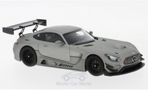 Diecast model cars Mercedes AMG GT GT3 3 matt-grey 2017 Plain Body Version 1/43 Minichamps