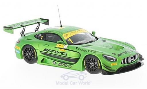 Diecast model cars Mercedes AMG GT GT3 3 No.1 -AMG Driving Academy Fia GT World Cup Macau 2016 M.Engel 1/43 Minichamps